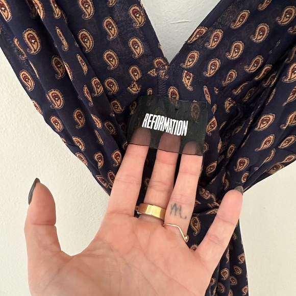 Reformation anchorage wrap dress - Picture 1 of 5